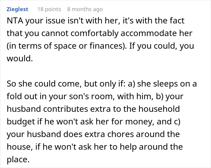 “She’s On Vacation At Everyone Else’s Expense”: Woman Wants MIL Gone, Husband Interferes “She’s On Vacation At Everyone Else’s Expense”: Woman Wants MIL Gone, Husband Interferes