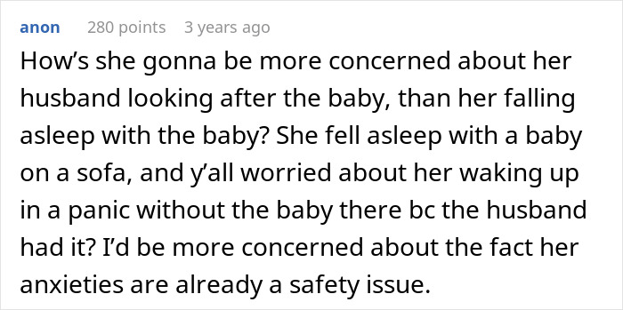 Text message about anxiety and safety concerns in a newborn bedroom context. Text message about anxiety and safety concerns in a newborn bedroom context.