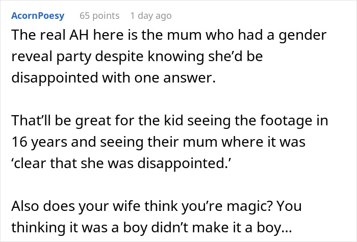 Screenshot of an online discussion about a guy using statistics to predict a pregnant friend would have a boy, causing conflict. Screenshot of an online discussion about a guy using statistics to predict a pregnant friend would have a boy, causing conflict.