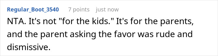 Comment on babysitting stress, addressing rude and dismissive request from a parent. Comment on babysitting stress, addressing rude and dismissive request from a parent.