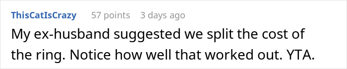 Guy Thinks GF's Money Is His Money, Asks Her To Buy Her Own Engagement Ring, She's Furious Guy Thinks GF's Money Is His Money, Asks Her To Buy Her Own Engagement Ring, She's Furious