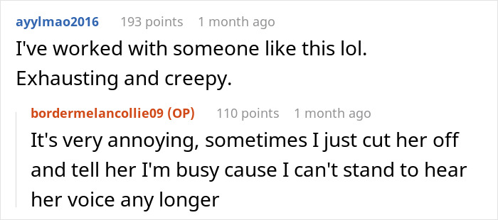 Comments about a colleague frequently claiming illnesses, causing annoyance. Comments about a colleague frequently claiming illnesses, causing annoyance.