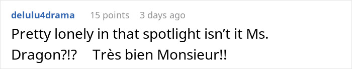 Comment about event manager feeling lonely on stage, praised for handling the situation. Comment about event manager feeling lonely on stage, praised for handling the situation.