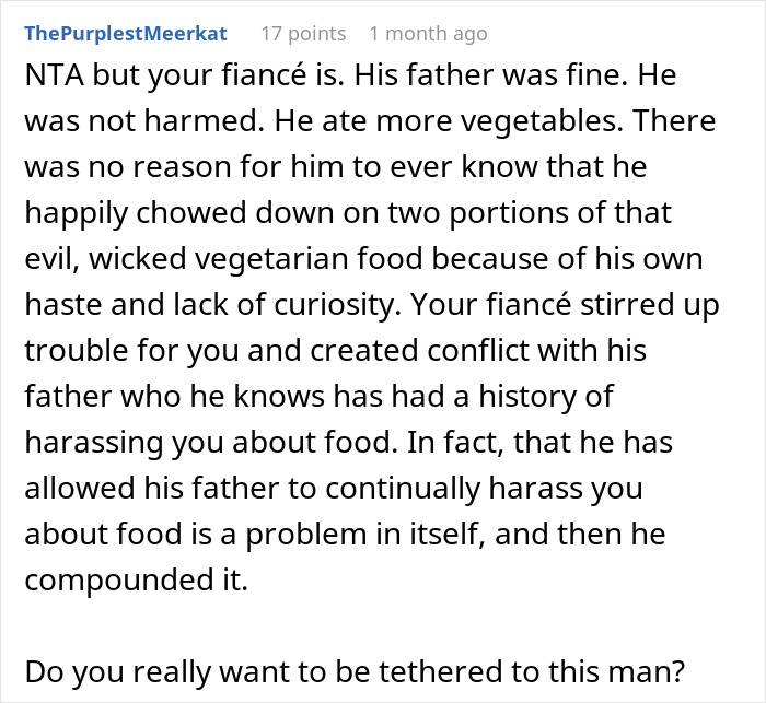 Text from a discussion about a freak-out over vegetarian meatballs. Text from a discussion about a freak-out over vegetarian meatballs.