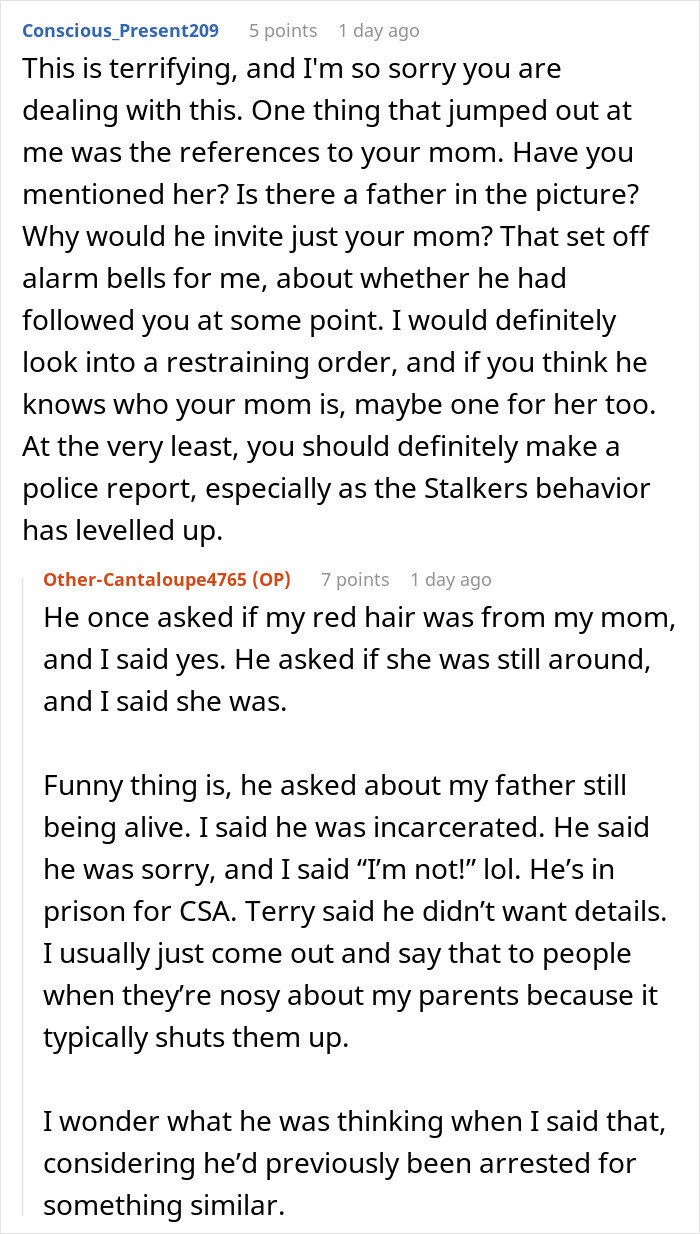 Reddit user discusses witty escape plan after client interaction. Reddit user discusses witty escape plan after client interaction.