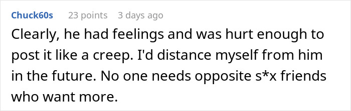 Comment about a woman untagging herself after guy friend cropped fiancé from engagement pic. Comment about a woman untagging herself after guy friend cropped fiancé from engagement pic.