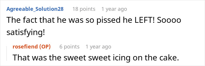 Discussion about an arrogant driver being forced to leave after cutting in line; satisfying petty revenge. Discussion about an arrogant driver being forced to leave after cutting in line; satisfying petty revenge.