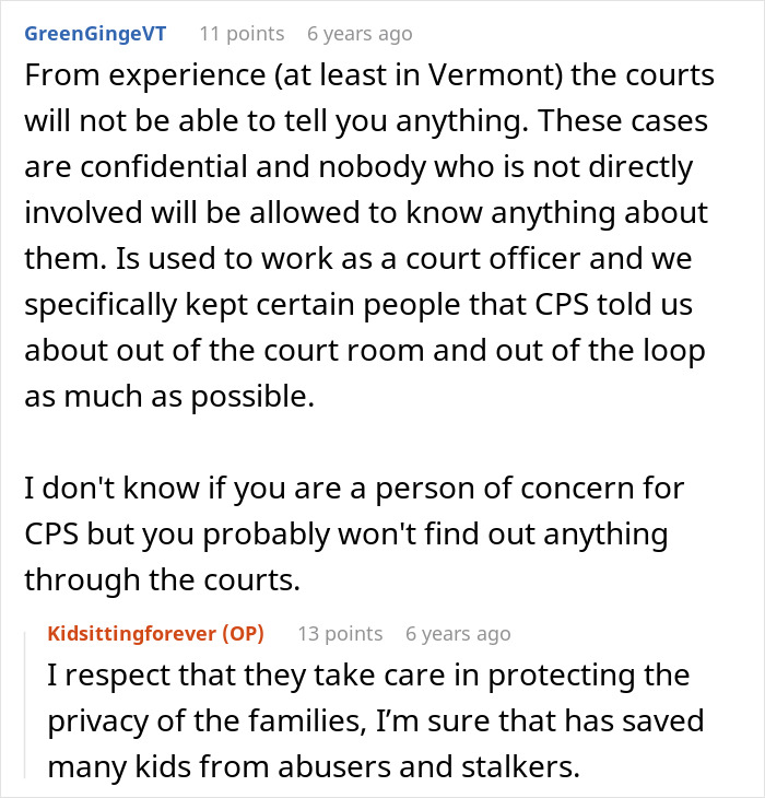 Discussion about confidentiality in court cases related to babysitting and child welfare issues. Discussion about confidentiality in court cases related to babysitting and child welfare issues.