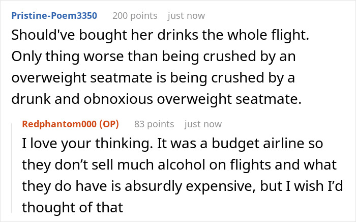 Text conversation about a window seat swap and regretful passenger behavior on a budget flight. Text conversation about a window seat swap and regretful passenger behavior on a budget flight.