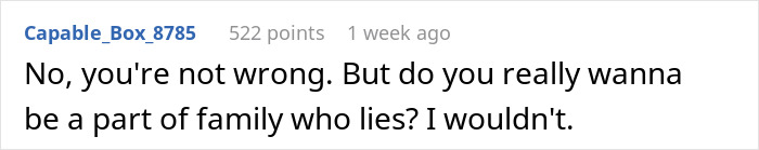 Reddit comment discussing deceit in relationships, related to rent money issues. Reddit comment discussing deceit in relationships, related to rent money issues.