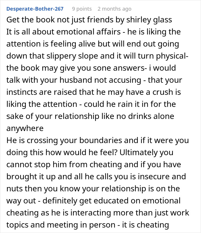 Wife discovers truth after husband’s late-night drinks with just a coworker, raising concerns about emotional boundaries. Wife discovers truth after husband’s late-night drinks with just a coworker, raising concerns about emotional boundaries.