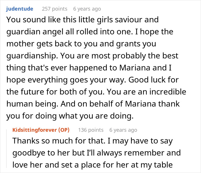 Reddit conversation about a woman who disappeared after asking her friend to babysit her daughter. Reddit conversation about a woman who disappeared after asking her friend to babysit her daughter.