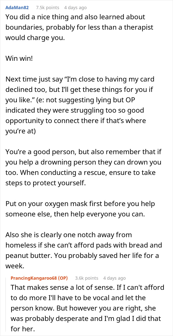 Comment exchange discussing an accidental charity event sparked by a good deed. Comment exchange discussing an accidental charity event sparked by a good deed.