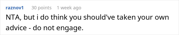 Comment discussing teen calling friend's mom a weirdo and suggesting not to engage. Comment discussing teen calling friend's mom a weirdo and suggesting not to engage.