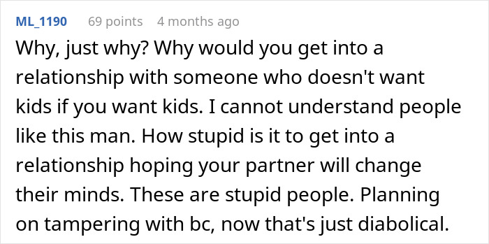 Text on frustration over birth control tampering to become a grandma, questioning relationship decisions. Text on frustration over birth control tampering to become a grandma, questioning relationship decisions.