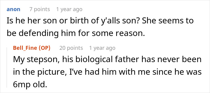 Online forum conversation discussing a dad catching teen son creeping around neighbor’s yard and wife’s defense. Online forum conversation discussing a dad catching teen son creeping around neighbor’s yard and wife’s defense.