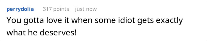 Comment discussing a stolen window seat and a revenge swap between passengers. Comment discussing a stolen window seat and a revenge swap between passengers.