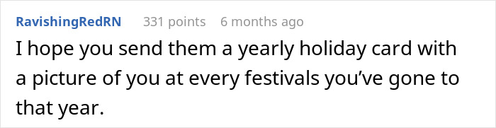 Comment discussing being excluded from a friend's wedding ceremony. Comment discussing being excluded from a friend's wedding ceremony.
