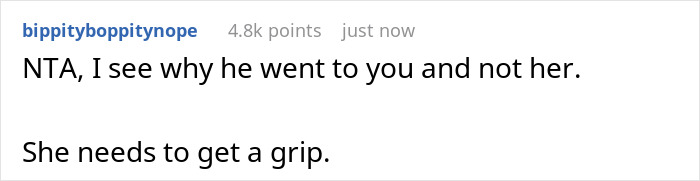 Comment on son father grooming drama thread, expressing support and advising one party to get a grip. Comment on son father grooming drama thread, expressing support and advising one party to get a grip.