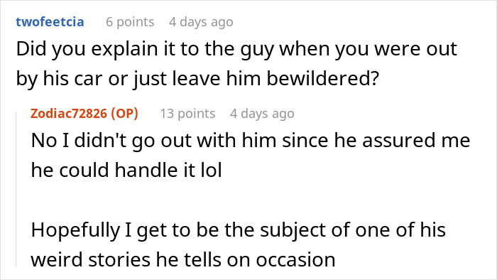 Reddit comments discussing a grocery store policy situation. Reddit comments discussing a grocery store policy situation.