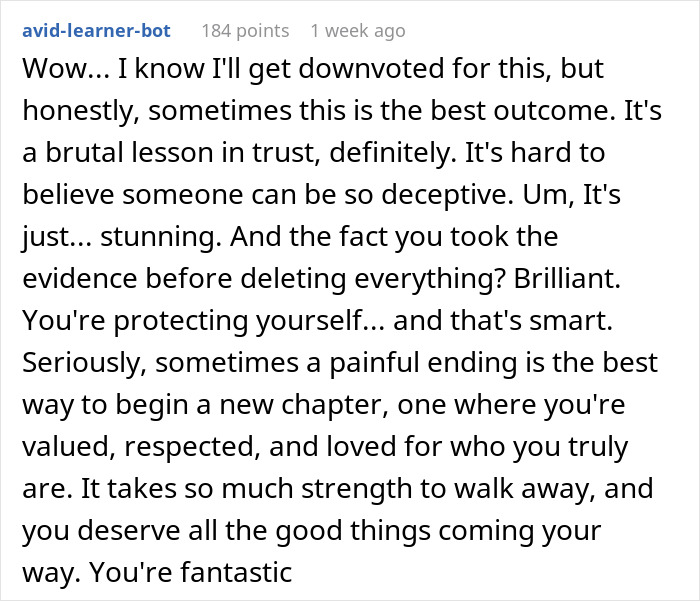 Comment on trust issues and relationship ending after GF checks BF's phone. Comment on trust issues and relationship ending after GF checks BF's phone.
