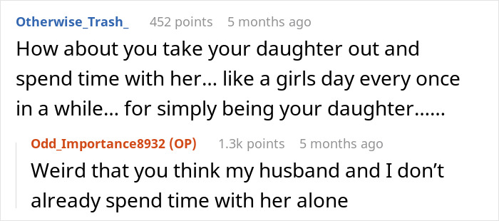 Comments discussing parenting advice and spending quality time with a daughter. Comments discussing parenting advice and spending quality time with a daughter.