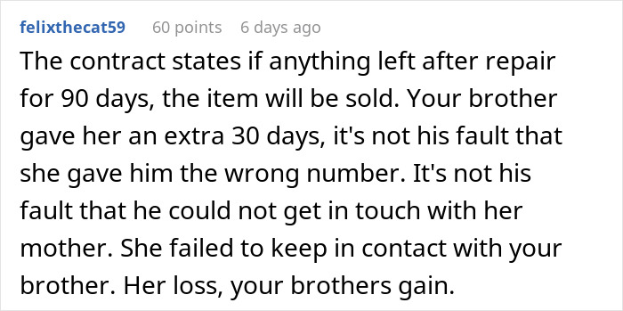 Comment discusses a contract where a student's laptop is sold after 90 days unclaimed. Comment discusses a contract where a student's laptop is sold after 90 days unclaimed.