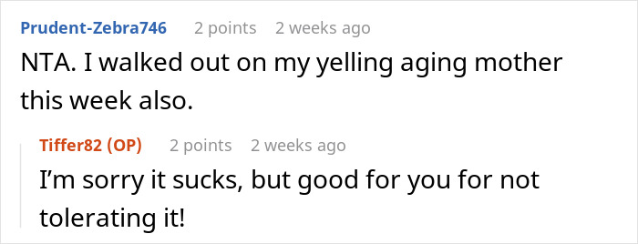 Comments discussing personal experiences and refusing care for "cruel father. Comments discussing personal experiences and refusing care for "cruel father.