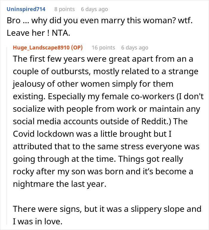 Text exchange discussing marital issues and rocky relationship due to jealousy and stress. Text exchange discussing marital issues and rocky relationship due to jealousy and stress.