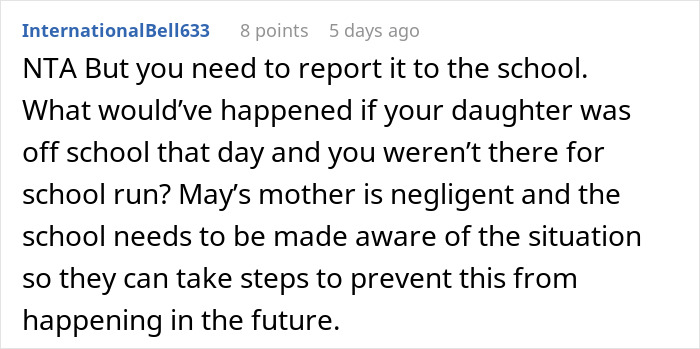 Text from a forum discussing a mom assuming another will babysit due to past play dates. Text from a forum discussing a mom assuming another will babysit due to past play dates.