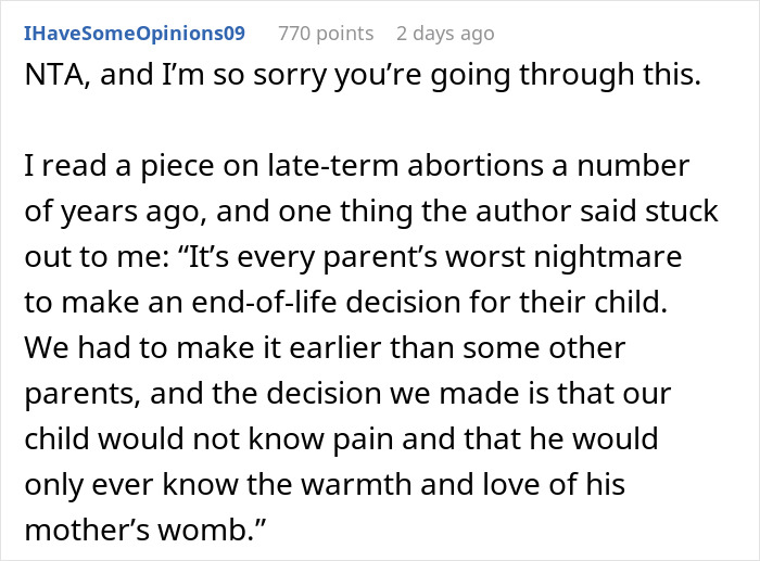 Woman Decides To Terminate Pregnancy So Baby With Fatal Abnormalities Won't Suffer, Mom Is Livid Woman Decides To Terminate Pregnancy So Baby With Fatal Abnormalities Won't Suffer, Mom Is Livid