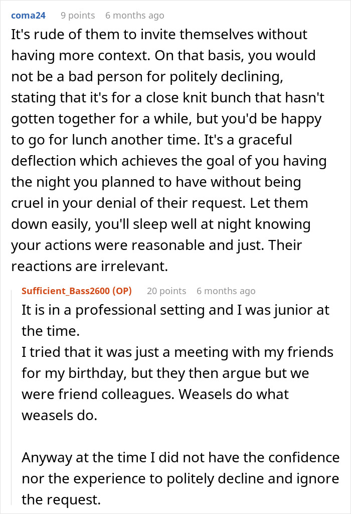 Online discussion about traders, arrogance, and coworker's situation. Text shows comments with advice and personal experience. Online discussion about traders, arrogance, and coworker's situation. Text shows comments with advice and personal experience.