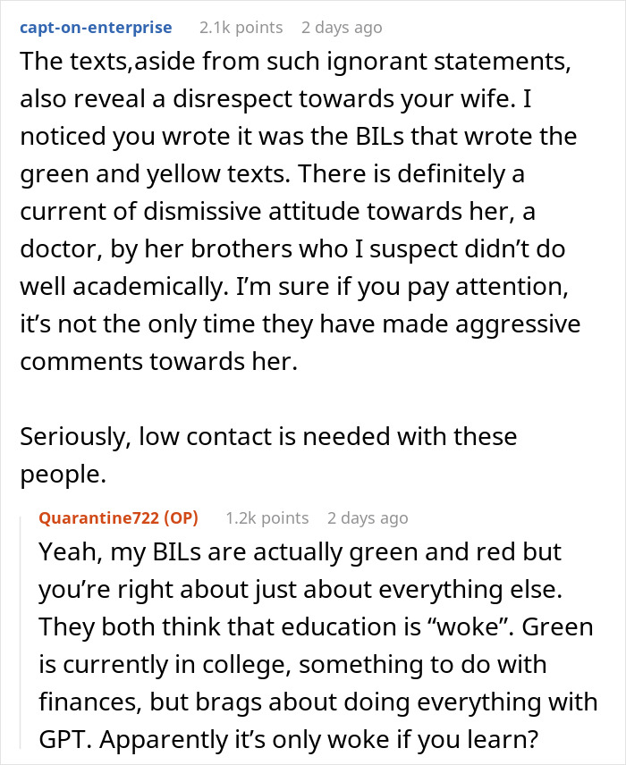 Reddit comments discussing family disagreements over vaccines before seeing a new baby. Reddit comments discussing family disagreements over vaccines before seeing a new baby.