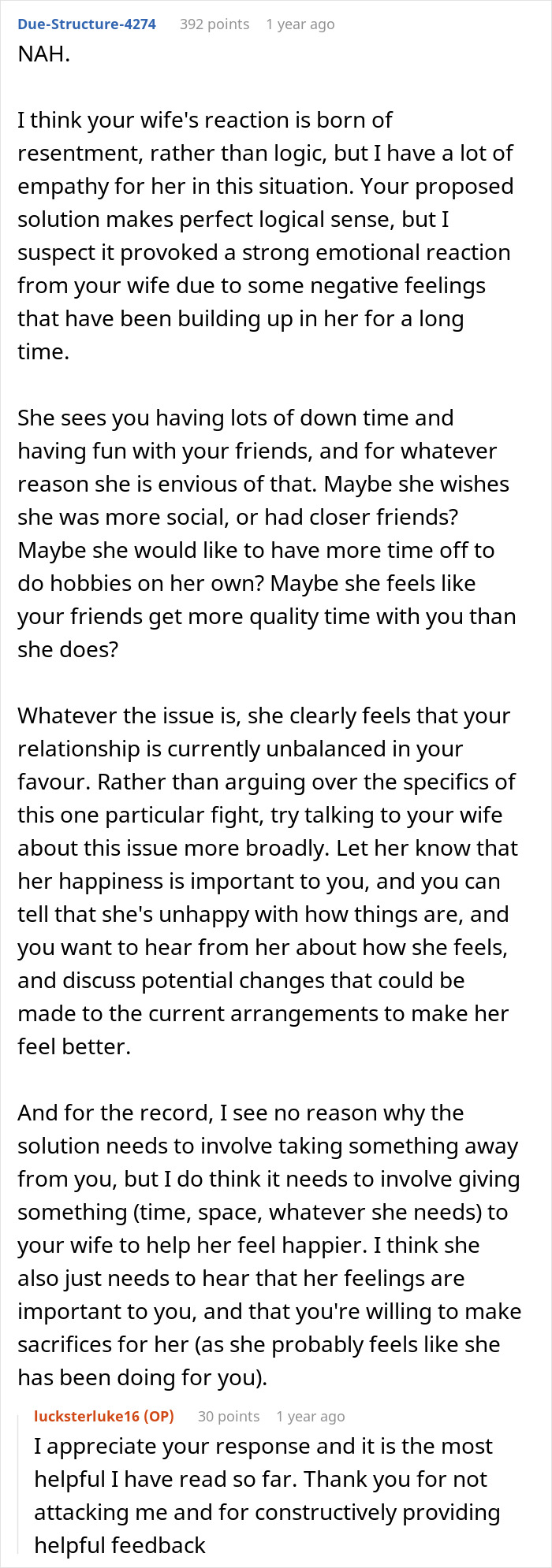 Man Refuses To Watch Daughter On Wife’s Night Out: “A Form Of Punishment” Man Refuses To Watch Daughter On Wife’s Night Out: “A Form Of Punishment”