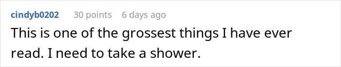 User comment expressing distaste for sugar daddy marriage proposal. User comment expressing distaste for sugar daddy marriage proposal.