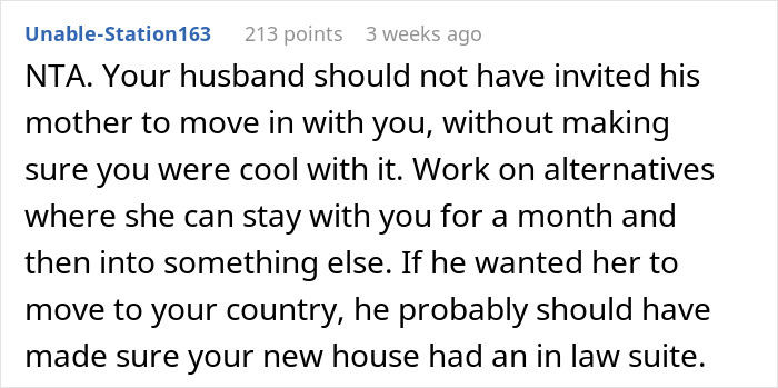 Comment on managing extended family stays and alternatives for son. Comment on managing extended family stays and alternatives for son.