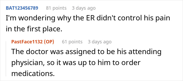 Discussion about doctor ignoring patient while nurse intervenes; focus on medical response issues. Discussion about doctor ignoring patient while nurse intervenes; focus on medical response issues.