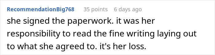 Reddit comment discussing a student's responsibility after her laptop was unexpectedly sold. Reddit comment discussing a student's responsibility after her laptop was unexpectedly sold.