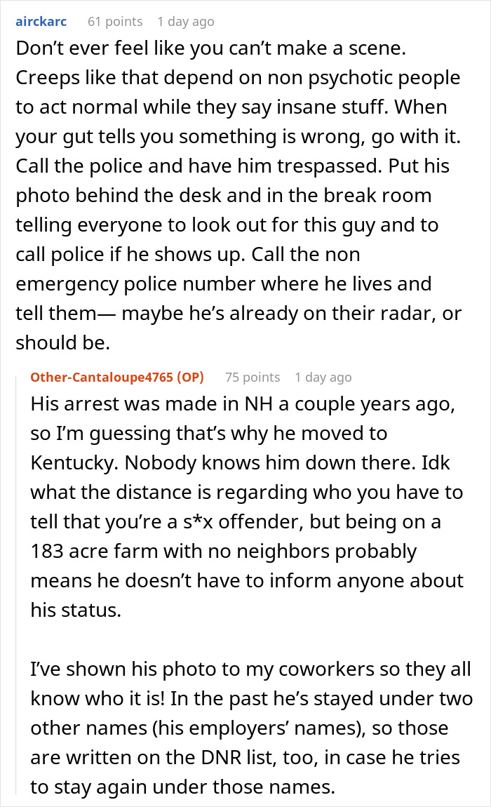Text advising a woman on handling a delusional client and ensuring safety. Text advising a woman on handling a delusional client and ensuring safety.