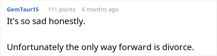 Screenshot of an online comment discussing feelings after a spouse came out as trans, reflecting confusion and tough decisions. Screenshot of an online comment discussing feelings after a spouse came out as trans, reflecting confusion and tough decisions.