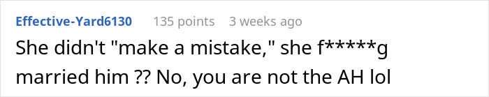 Reddit comment discussing a woman refusing to rekindle a relationship over a man who has died. Reddit comment discussing a woman refusing to rekindle a relationship over a man who has died.