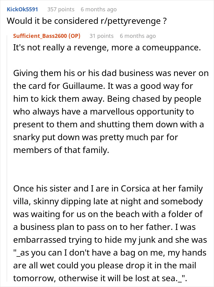 Text exchange on r/pettyrevenge discussing coworkers' arrogance and a friend's clever retaliation. Text exchange on r/pettyrevenge discussing coworkers' arrogance and a friend's clever retaliation.