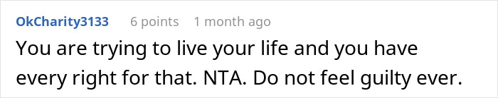 Comment on mom making 16YO man of the house, empathizing and encouraging not to feel guilty. Comment on mom making 16YO man of the house, empathizing and encouraging not to feel guilty.