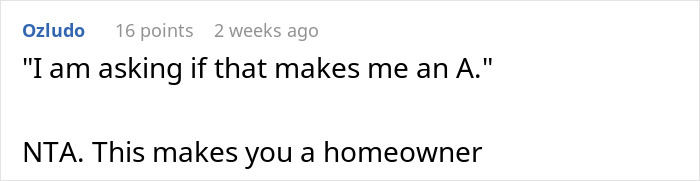 Reddit comment: Discussing if keeping apartment share makes them an "A"; another replies it's about being a homeowner. Reddit comment: Discussing if keeping apartment share makes them an "A"; another replies it's about being a homeowner.