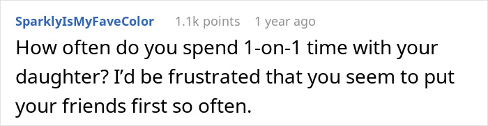 Man Refuses To Watch Daughter On Wife’s Night Out: “A Form Of Punishment” Man Refuses To Watch Daughter On Wife’s Night Out: “A Form Of Punishment”