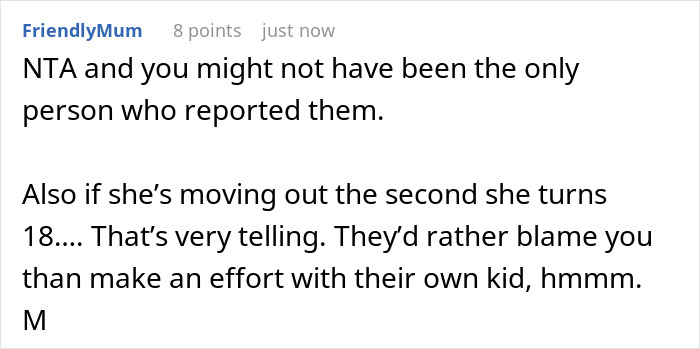 Text exchange discussing parents putting daughter's eating disorder online and blaming others. Text exchange discussing parents putting daughter's eating disorder online and blaming others.