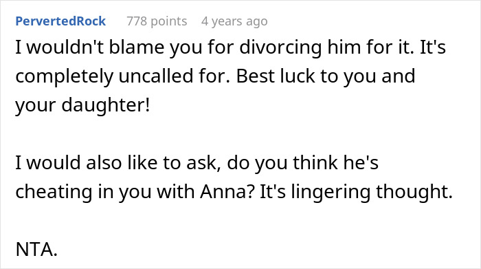 Comment questioning why husband chose best friend over child's birth. Comment questioning why husband chose best friend over child's birth.