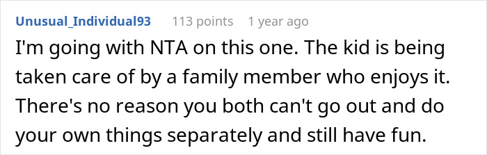 Man Refuses To Watch Daughter On Wife’s Night Out: “A Form Of Punishment” Man Refuses To Watch Daughter On Wife’s Night Out: “A Form Of Punishment”