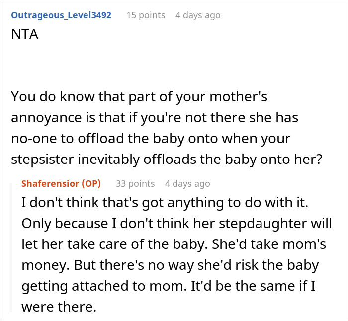 Discussion about a mom letting her pregnant stepdaughter move back in, impacting a teen's decision to live with dad. Discussion about a mom letting her pregnant stepdaughter move back in, impacting a teen's decision to live with dad.