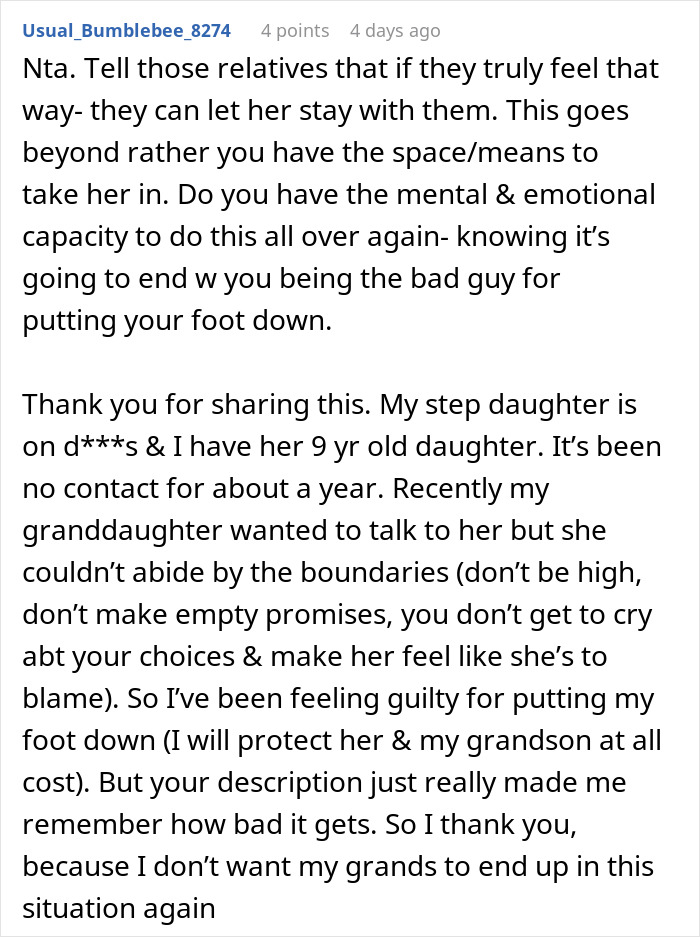 A Reddit comment thread discussing a mother's harsh words to her daughter and the impact on family relationships. A Reddit comment thread discussing a mother's harsh words to her daughter and the impact on family relationships.